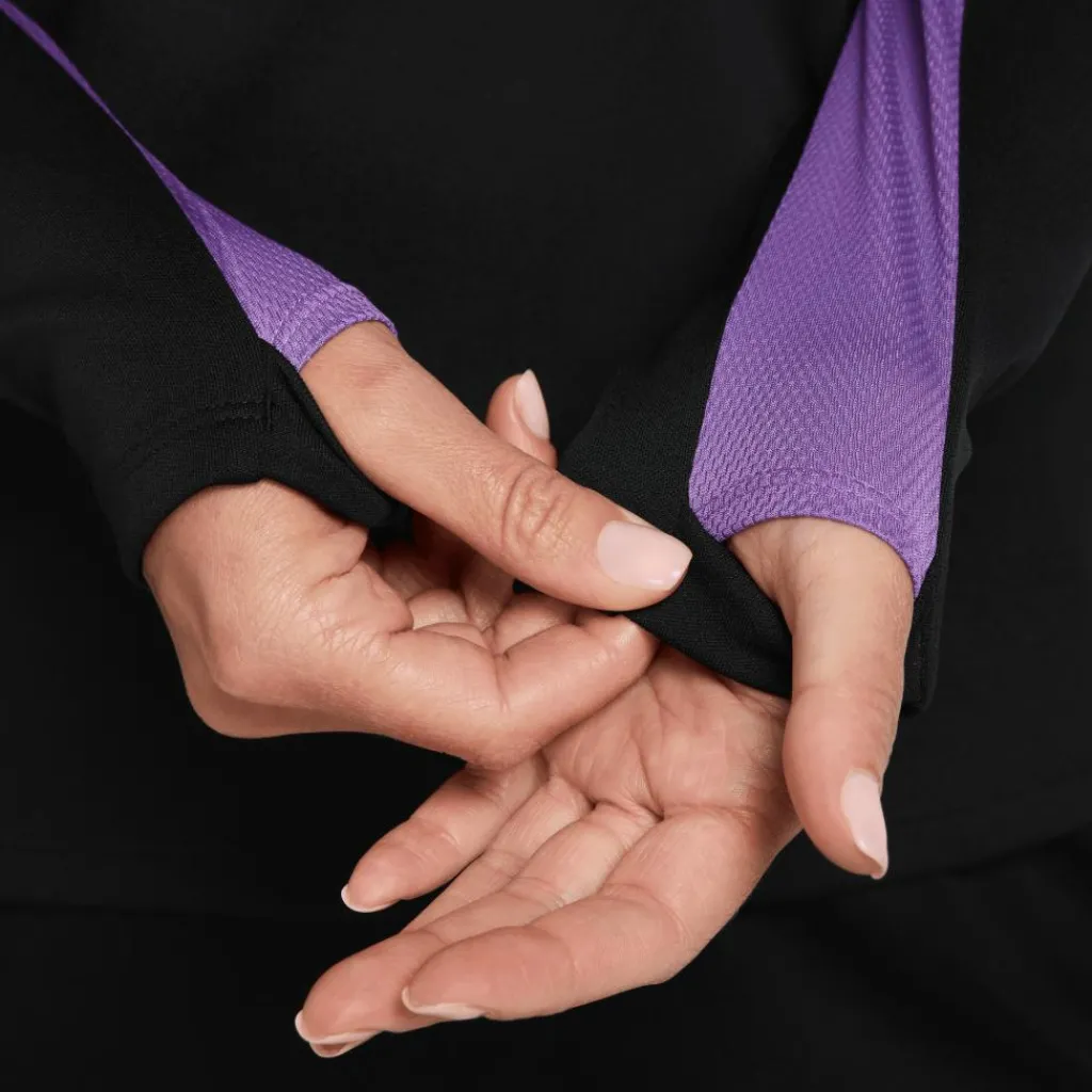 Nike Dri-FIT Academy trainingsshirt dames black raspberry< Voetbalkleding