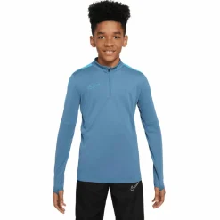 Voetbalkleding-Nike Dri-FIT Academy23 trainingsshirt junior aegean  storm baltic blue