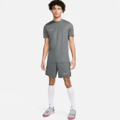 Voetbalkleding-Nike Dri-FIT Academy voetbalbroekje heren iron grey zwart sunset pulse