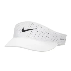 Tenniskleding-Nike Dri-FIT ADV Ace zonneklep white anthracite black