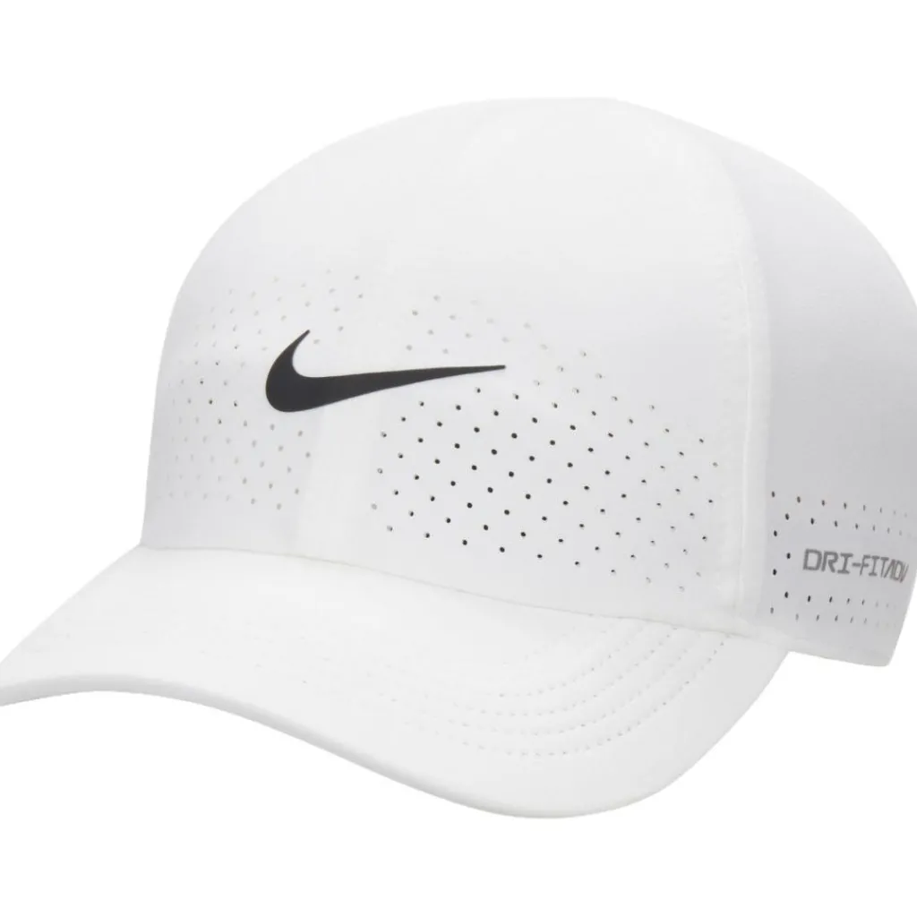Tenniskleding-Nike Dri-FIT ADV Club tennispet white black