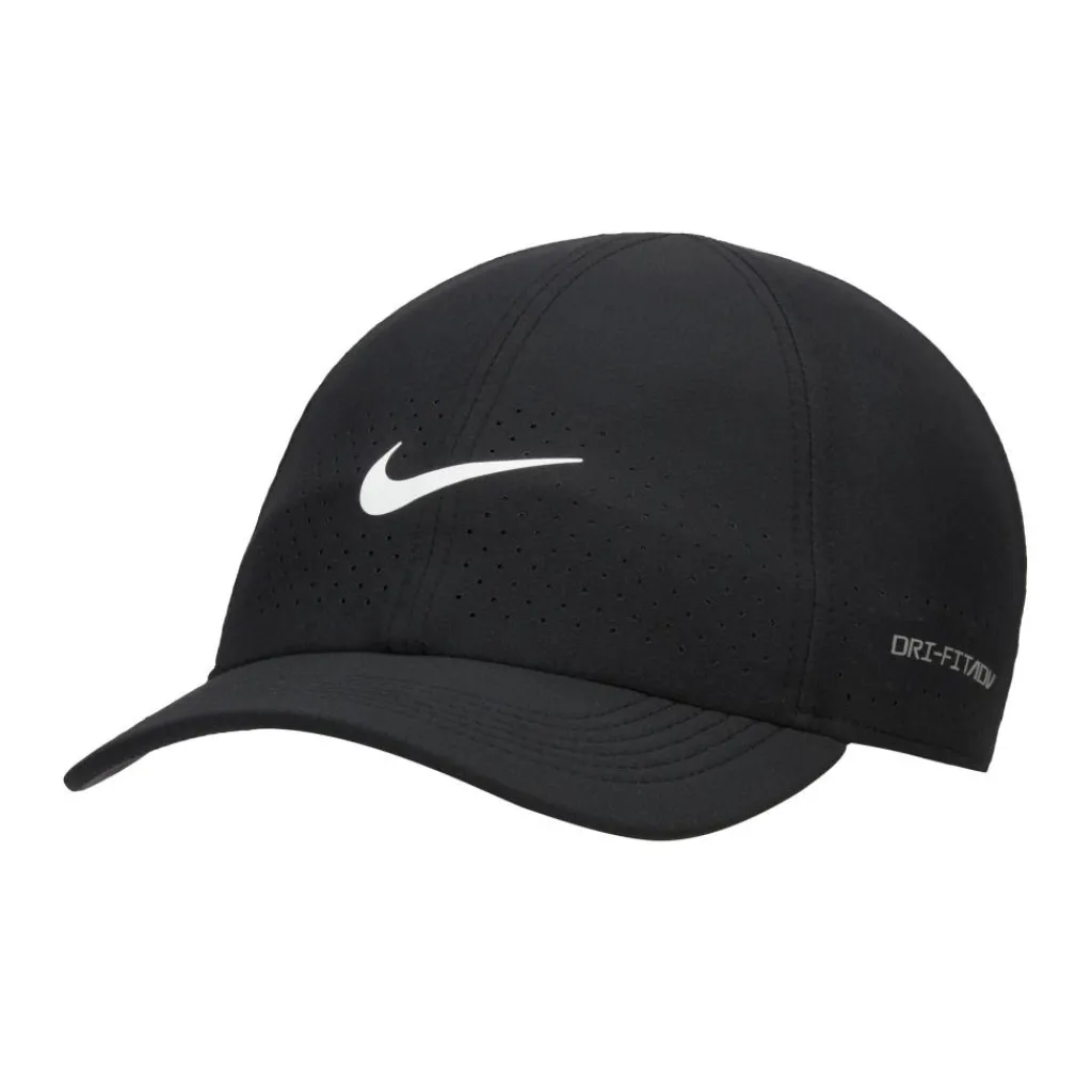 Tenniskleding-Nike Dri-FIT ADV Club tennispet black white