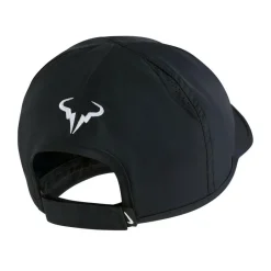 Tenniskleding-Nike Dri-FIT Club Unstructured Rafa pet black white