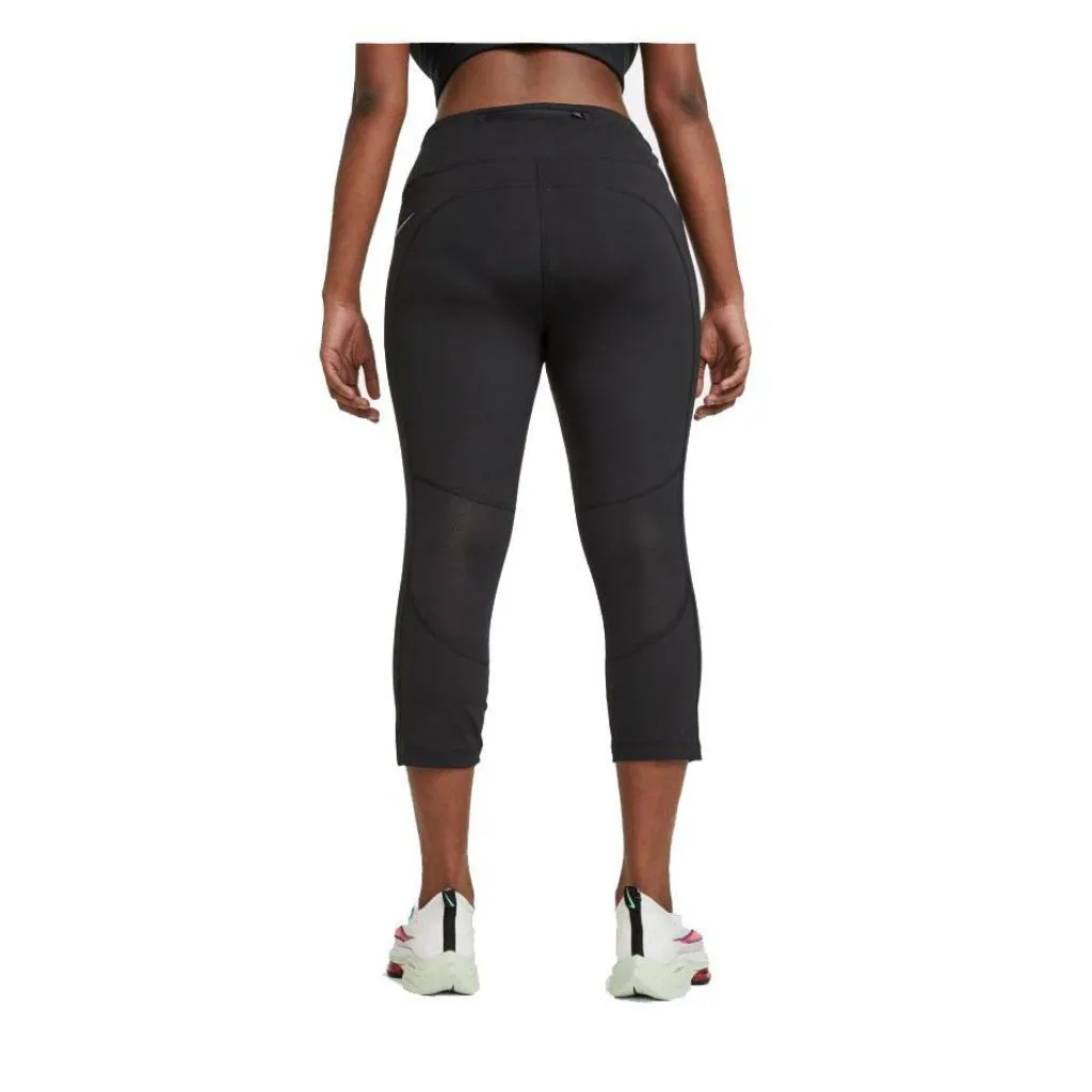 Nike Dri-FIT Fast hardloopbroek dames black silver< Hardloopkleding