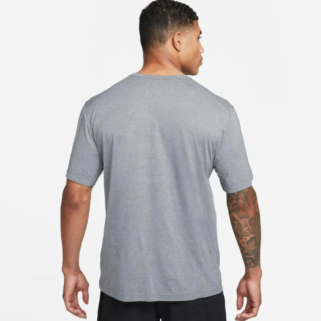 Sportshirt-Nike Dri-FIT Hyverse shirt heren smoke grey heather black