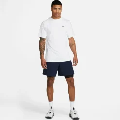 Sportshirt-Nike Dri-FIT UV Hyverse shirt heren white black