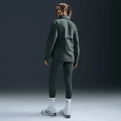 Hardloopkleding-Nike Fast Repel hardloopjack dames vintage green black