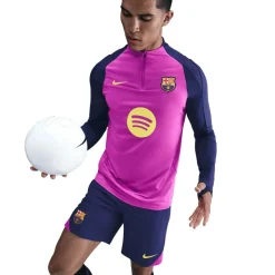 Nike FC Barcelona Strike trainingsshirt heren purple vivid purple midwest gold< Voetbalkleding