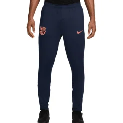 Voetbalkleding-Nike FC Barcelona Strike trainingsbroek heren blue midnight navy bright mango bright mango