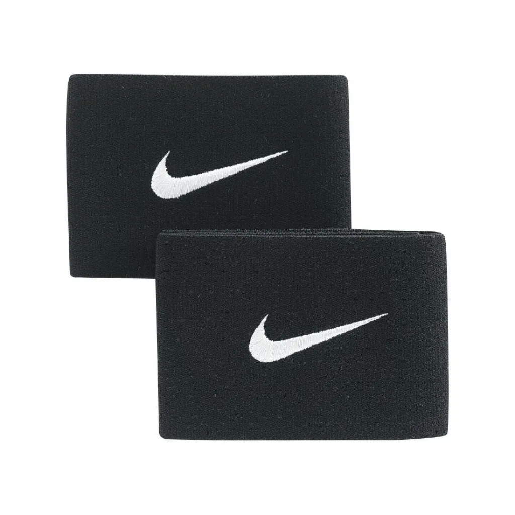 Scheenbeschermers Voetbal-Nike Guard Stay II scheenbeschermer bandjes black white