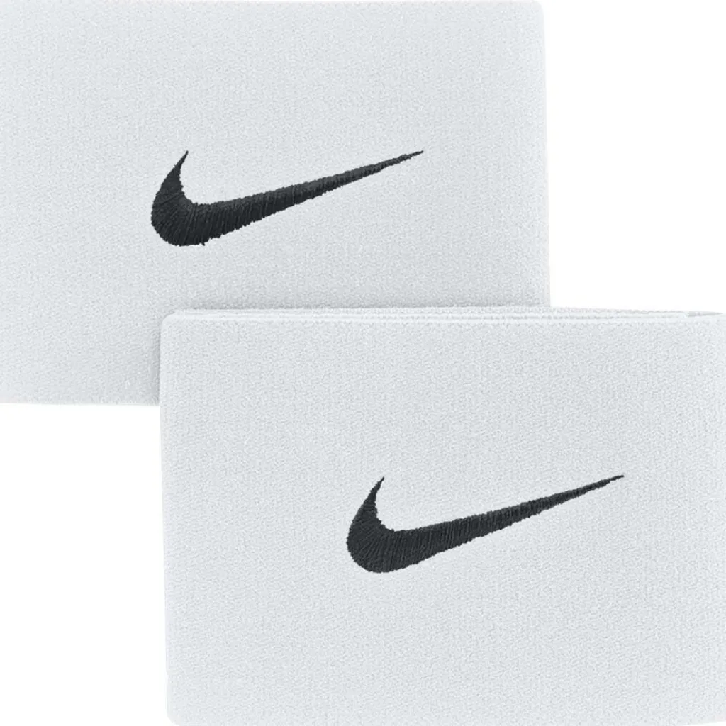 Scheenbeschermers Voetbal-Nike Guard Stay II scheenbeschermer bandjes white black