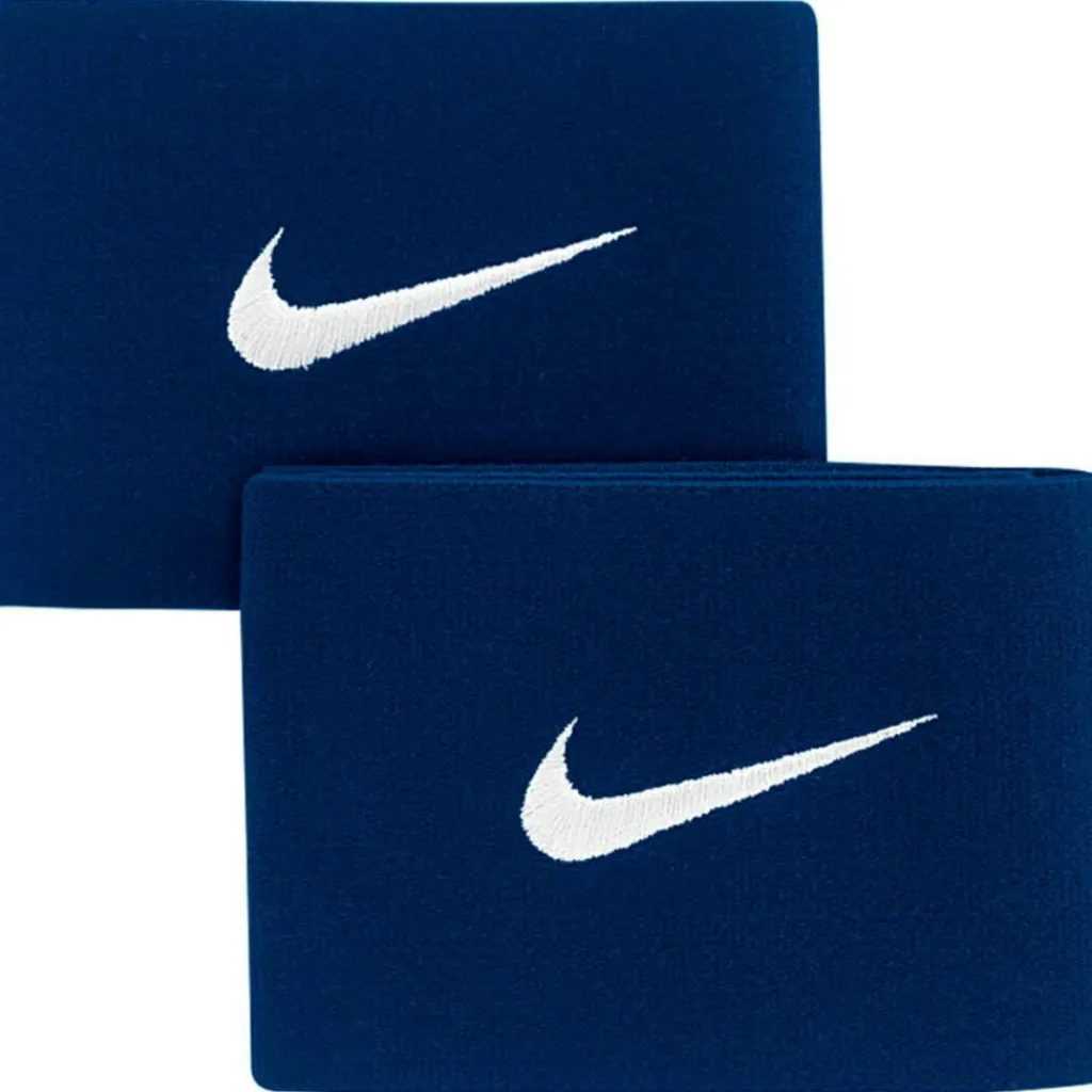 Scheenbeschermers Voetbal-Nike Guard Stay II scheenbeschermer bandjes navy wit