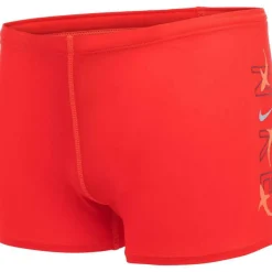 Zwembroek-Nike Logo Square zwemboxer junior bright crimson