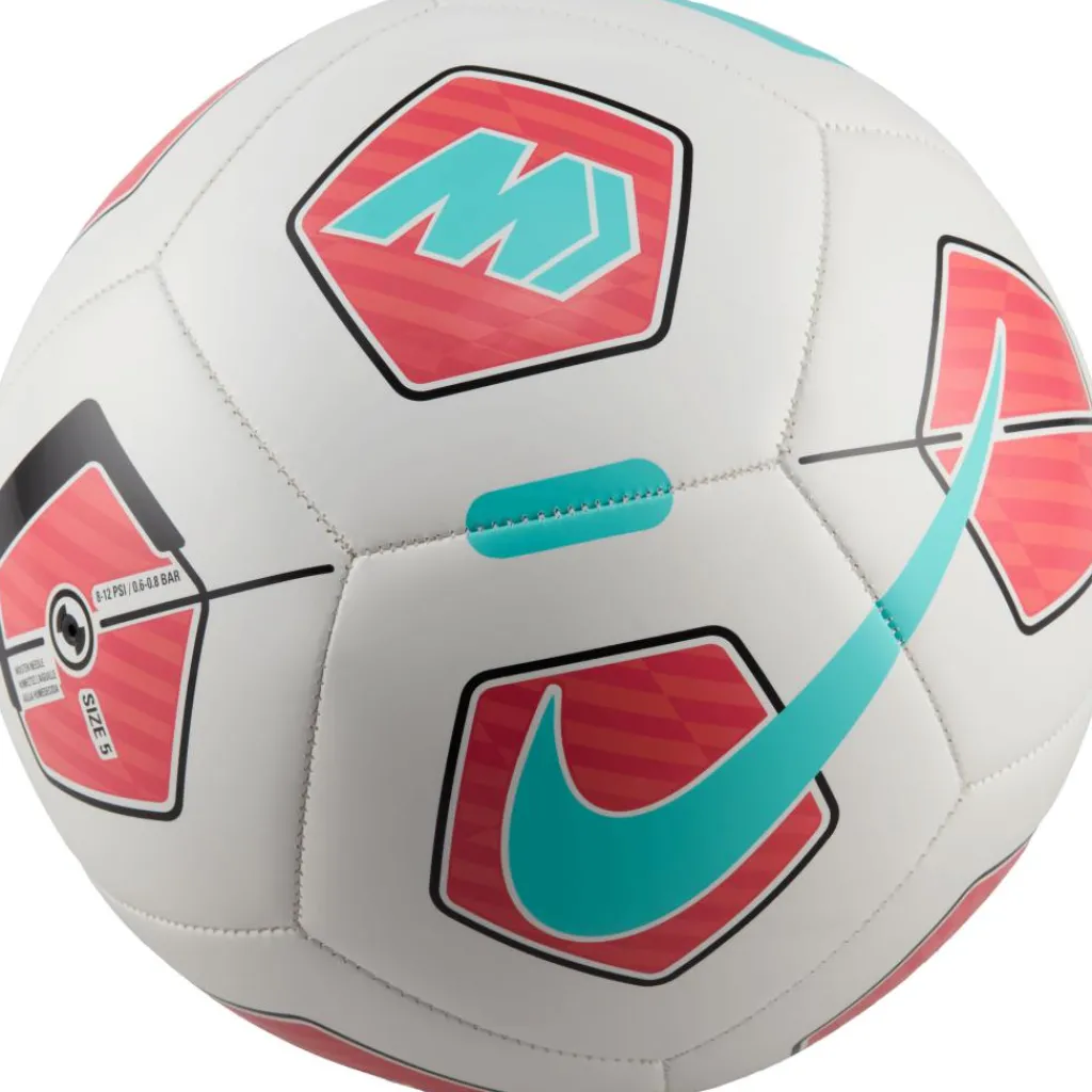 Nike Mercurial Fade voetbal white ember glow aurora green< Voetbal Kopen