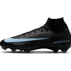 Nike Mercurial Superfly 10 Pro FG voetbalschoenen black ice blue< Voetbalschoenen