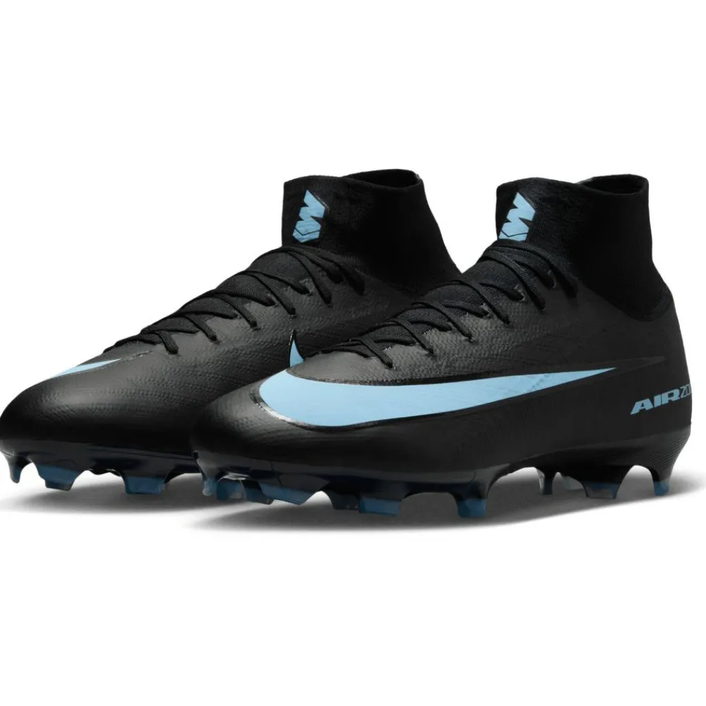Nike Mercurial Superfly 10 Pro FG voetbalschoenen black ice blue< Voetbalschoenen