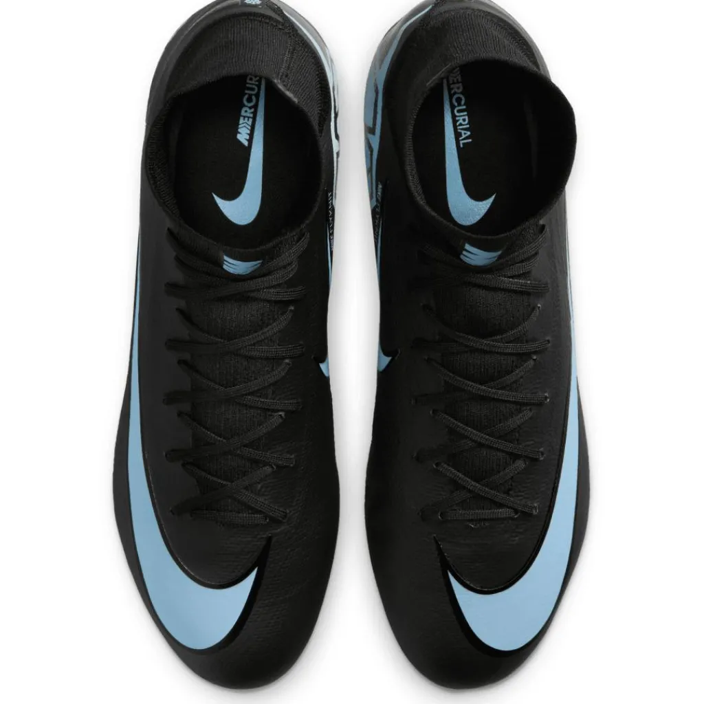 Nike Mercurial Superfly 10 Pro FG voetbalschoenen black ice blue< Voetbalschoenen