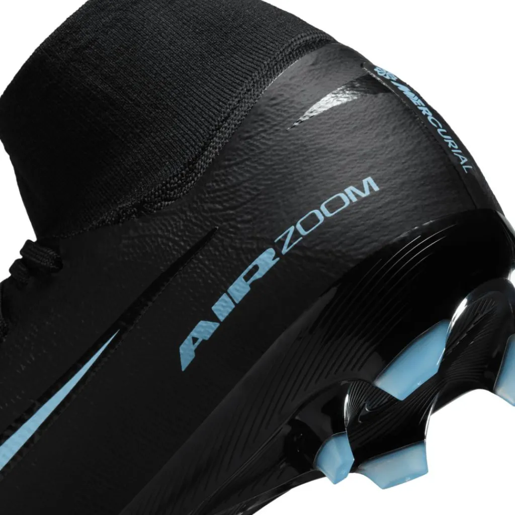 Nike Mercurial Superfly 10 Pro FG voetbalschoenen black ice blue< Voetbalschoenen