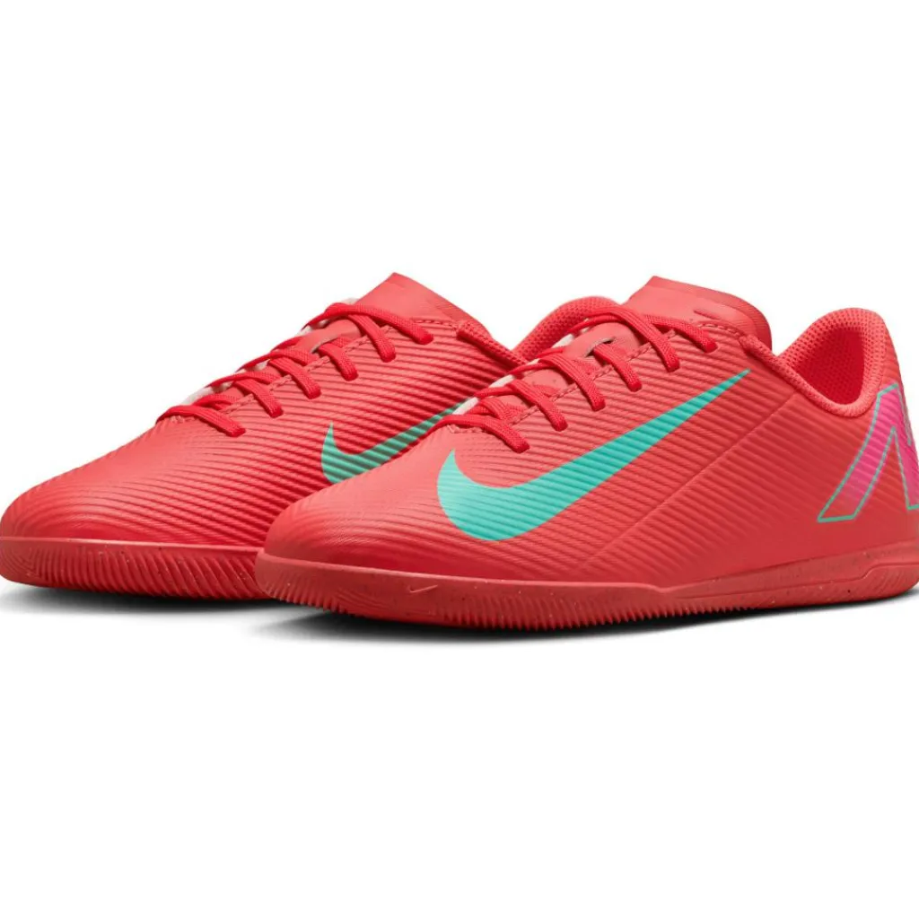 Voetbalschoenen-Nike Mercurial Vapor 16 Club IC zaalvoetbalschoenen junior ember flow aurora green