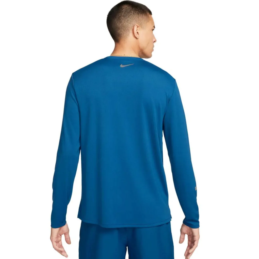 Hardloopkleding-Nike Miler Flash Dri-FIT hardloopshirt heren court blue reflective silver