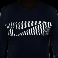 Hardloopkleding-Nike Miler Flash Dri-FIT hardloopshirt heren court blue reflective silver