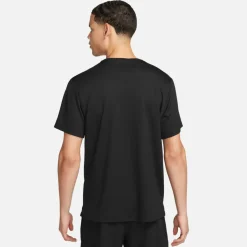 Hardloopkleding-Nike Miler hardloopshirt heren black