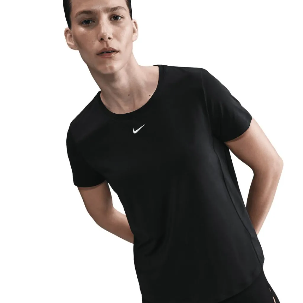 Nike One Classic shirt dames white black< Sportshirt