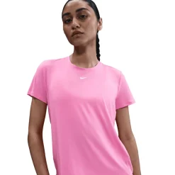 Sportshirt-Nike One Classic shirt dames playful pink white