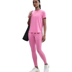 Sportshirt-Nike One Classic shirt dames playful pink white