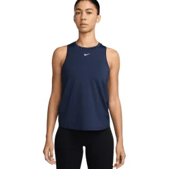 Nike One Classic tanktop dames midnight navy white< Sportshirt