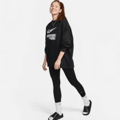 Sportbroek-Nike One High Waist sportlegging dames black