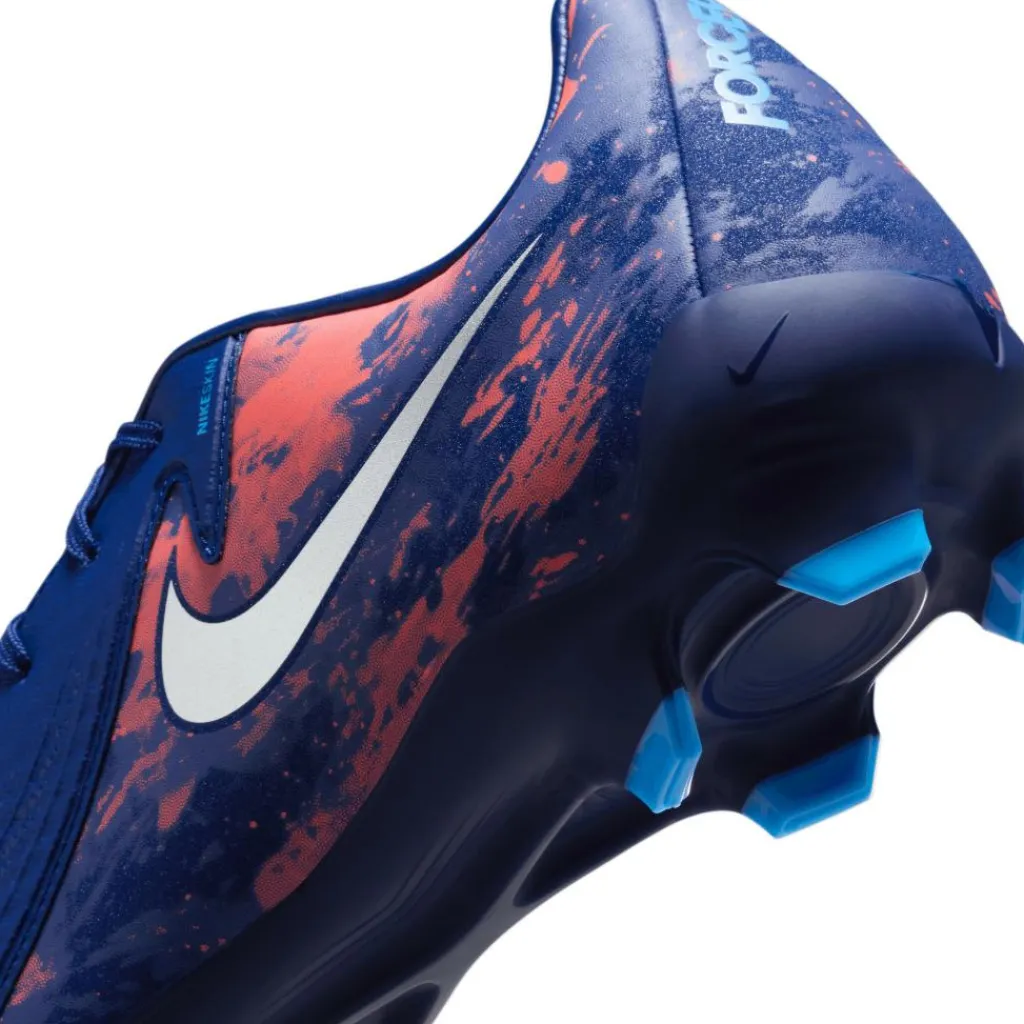 Nike Phantom GX 2 Academy Erling Haaland FG AG voetbalschoenen blue void chrome< Voetbalschoenen