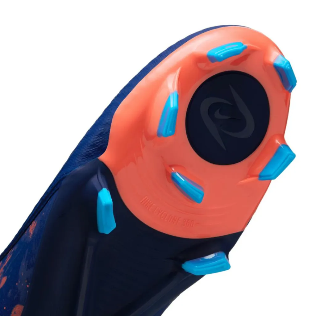 Nike Phantom GX 2 Academy Erling Haaland FG AG voetbalschoenen blue void chrome< Voetbalschoenen