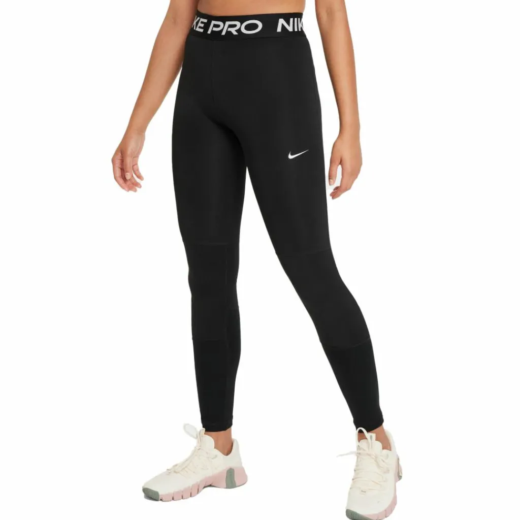Sportbroek-Nike Pro Dri-FIT sportlegging junior black white