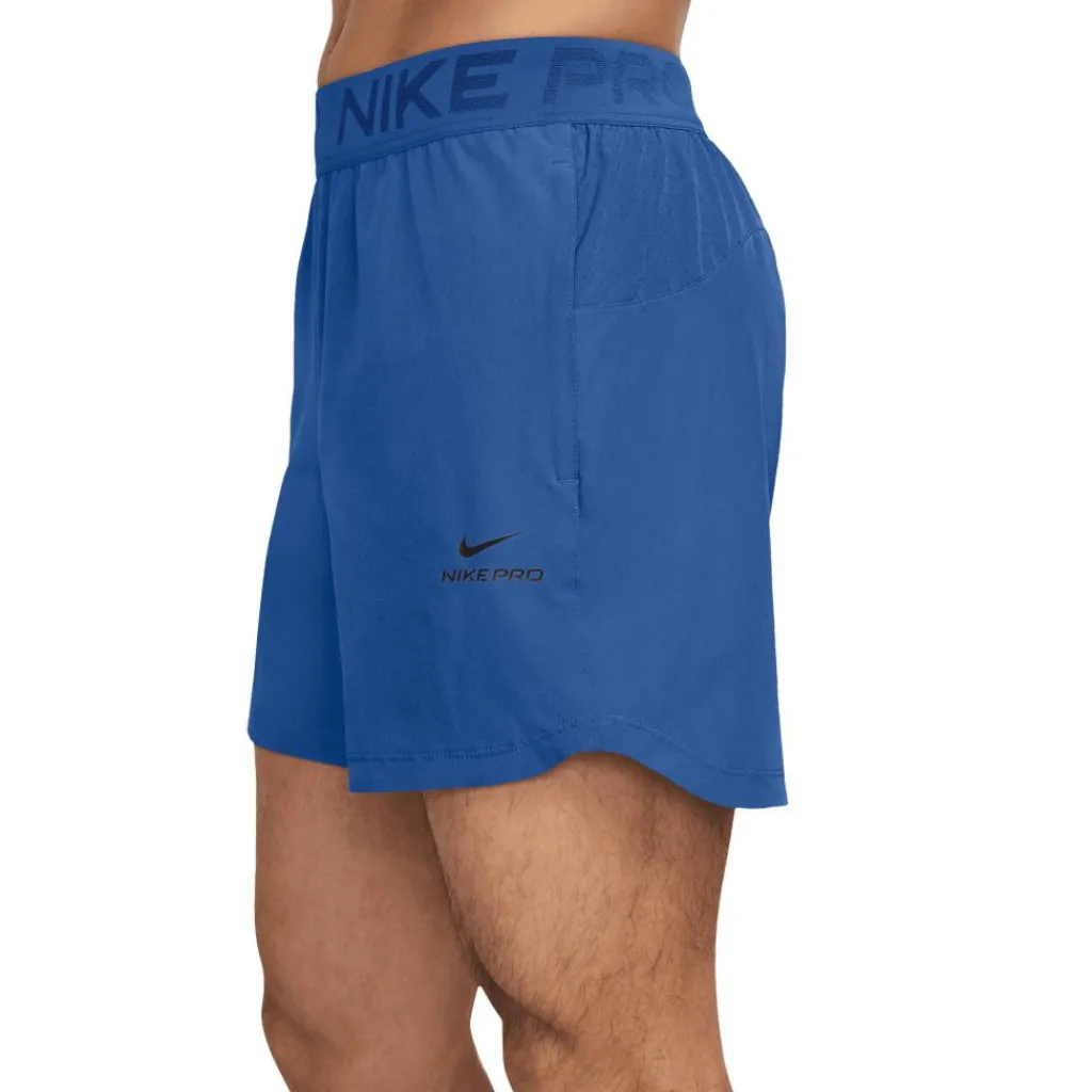 Sportbroek-Nike Pro short heren comet blue black
