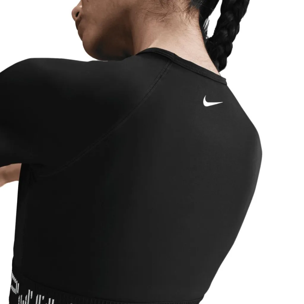 Sportshirt-Nike Pro SS shirt dames black white white