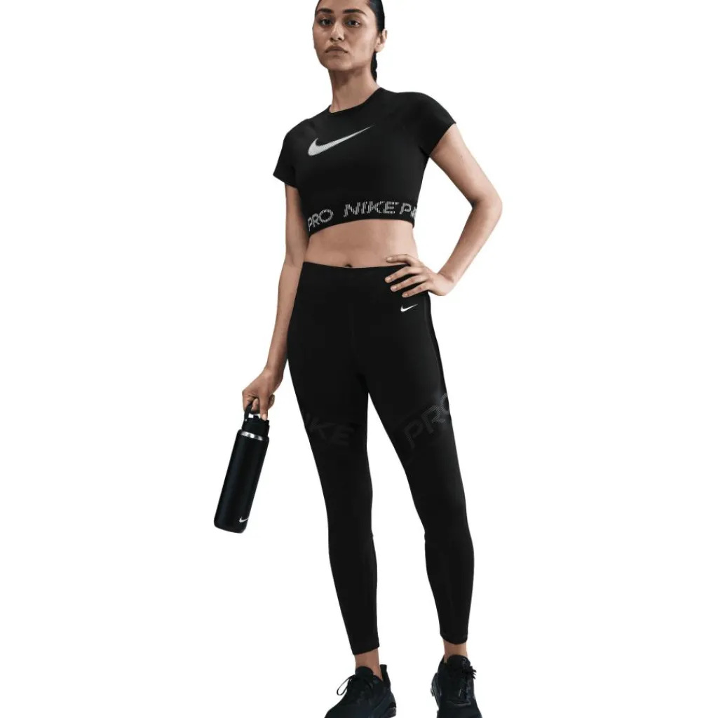 Sportshirt-Nike Pro SS shirt dames black white white