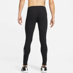Hardloopkleding-Nike Repel Challenger hardloopbroek heren black  silver