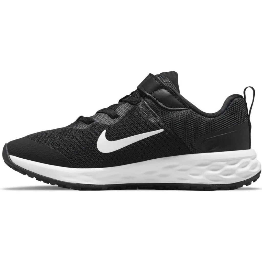Nike Revolution 6 schoenen junior black dark smoke grey white< Schoenen