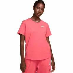 Shirts, Polo's & Blouses-Nike Sportswear Club Essentials shirt dames aster pink