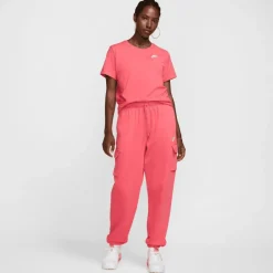 Shirts, Polo's & Blouses-Nike Sportswear Club Essentials shirt dames aster pink