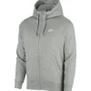 Nike Sportswear Club Fleece vest heren dark grey heather matte silver white< Truien & Vesten