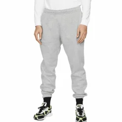 Broeken-Nike Sportswear Club Fleece joggingbroek heren dark  greyheather matte silver white