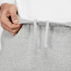 Broeken-Nike Sportswear Club Fleece joggingbroek heren dark  greyheather matte silver white