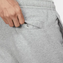 Broeken-Nike Sportswear Club Fleece joggingbroek heren dark  greyheather matte silver white