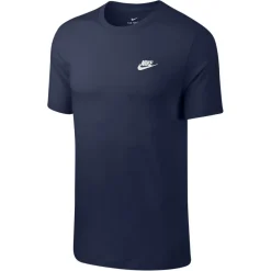 Shirts, Polo's & Blouses-Nike Sportswear Club shirt heren midnight navy white