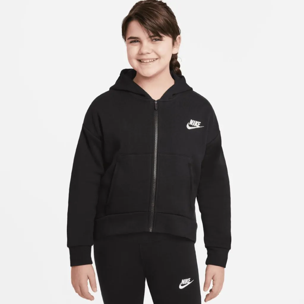 Nike Sportswear Club vest junior black black white< Truien & Vesten