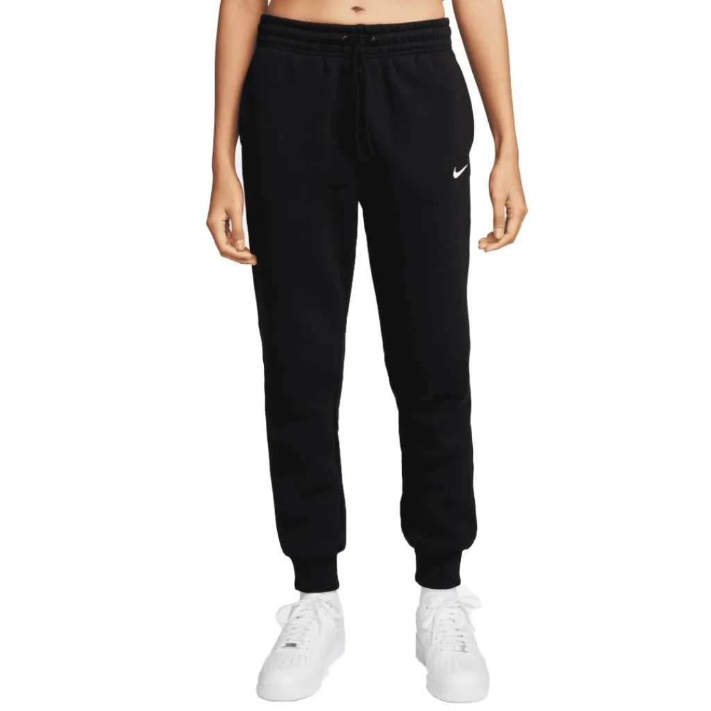 Broeken-Nike Sportswear Phoenix Fleece joggingbroek dames black sail