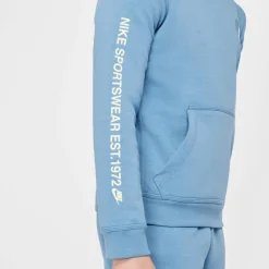 Nike Standard Issue hoodie junior aegean storm< Truien & Vesten