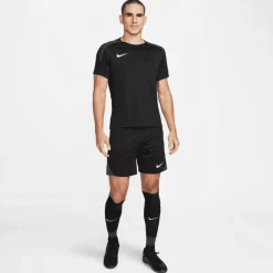 Voetbalkleding-Nike Strike Dri-FIT voetbalshirt heren zwart anthracite wit